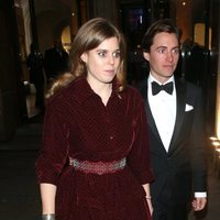 Beatriz de York y Edoardo Mapelli Mozzi en la National Portrait Gallery Gala