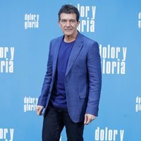 Antonio Banderas en la presentación de 'Dolor y gloria'