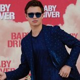 Ansel Elgort en la promoción de 'Baby Driver'