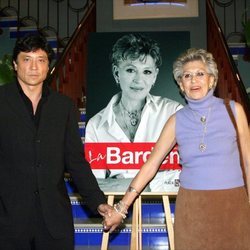 Carlos Bardem y Pilar Bardem en el estreno de 'La Bardem', el libro autobiográfico de la actriz