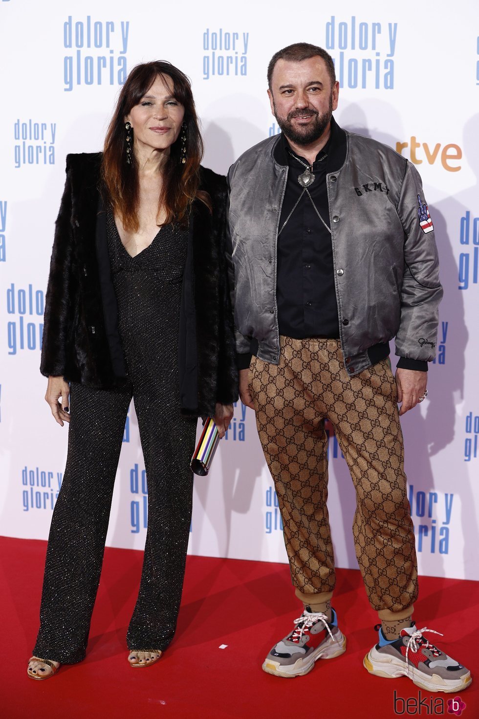 Antonia San Juan y Félix Sabroso en la alfombra roja de 'Dolor y gloria'