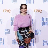 María Escoté en la alfombra roja de 'Dolor y gloria'