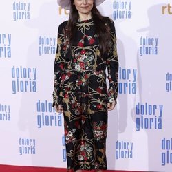 Elena Anaya en la alfombra roja de 'Dolor y gloria'