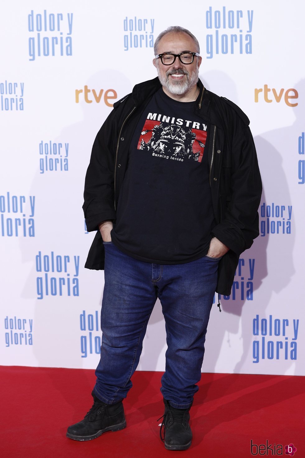 Álex de la Iglesia en la alfombra roja de 'Dolor y gloria'