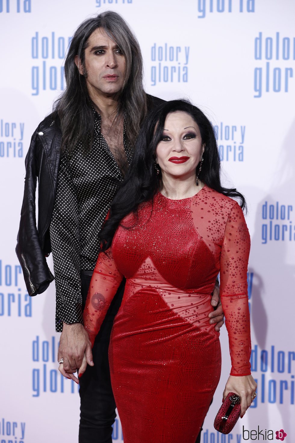 Alaska y Mario Vaquerizo en la alfombra roja de 'Dolor y gloria'