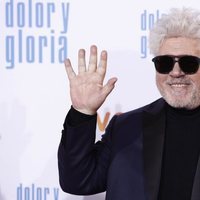 Pedro Almodóvar en la alfombra roja de 'Dolor y gloria'