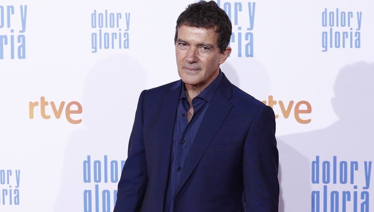 Antonio Banderas en la alfombra roja de 'Dolor y gloria'