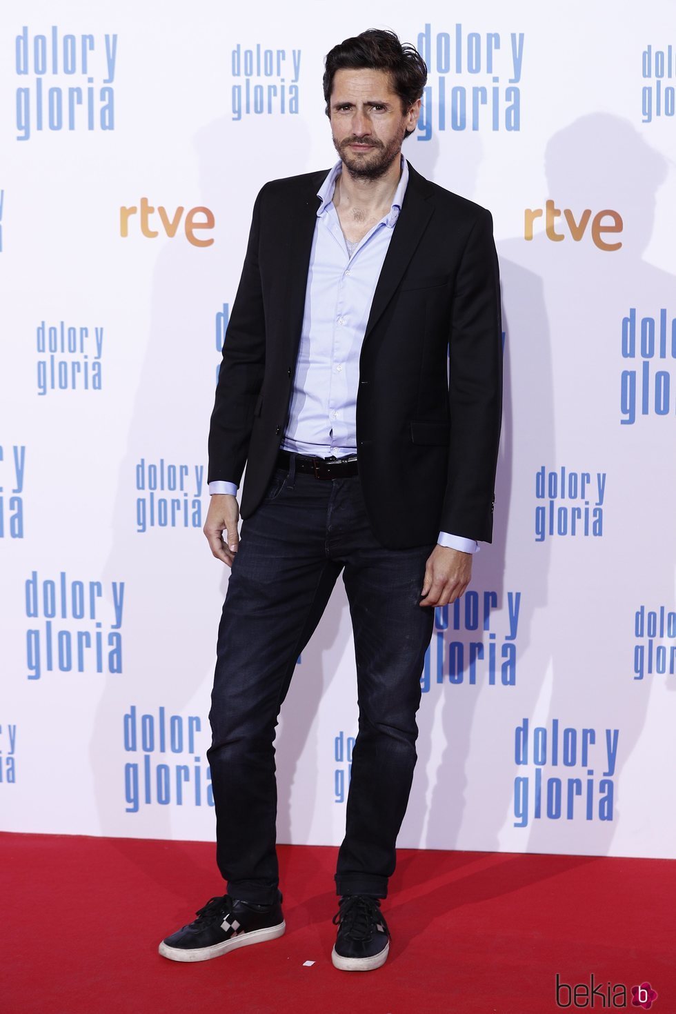 Juan Diego Botto en la alfombra roja de 'Dolor y gloria'