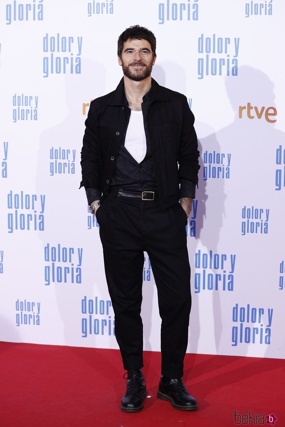 Alfonso Bassave en la alfombra roja de 'Dolor y gloria'