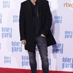 Hugo Silva en la alfombra roja de 'Dolor y gloria'