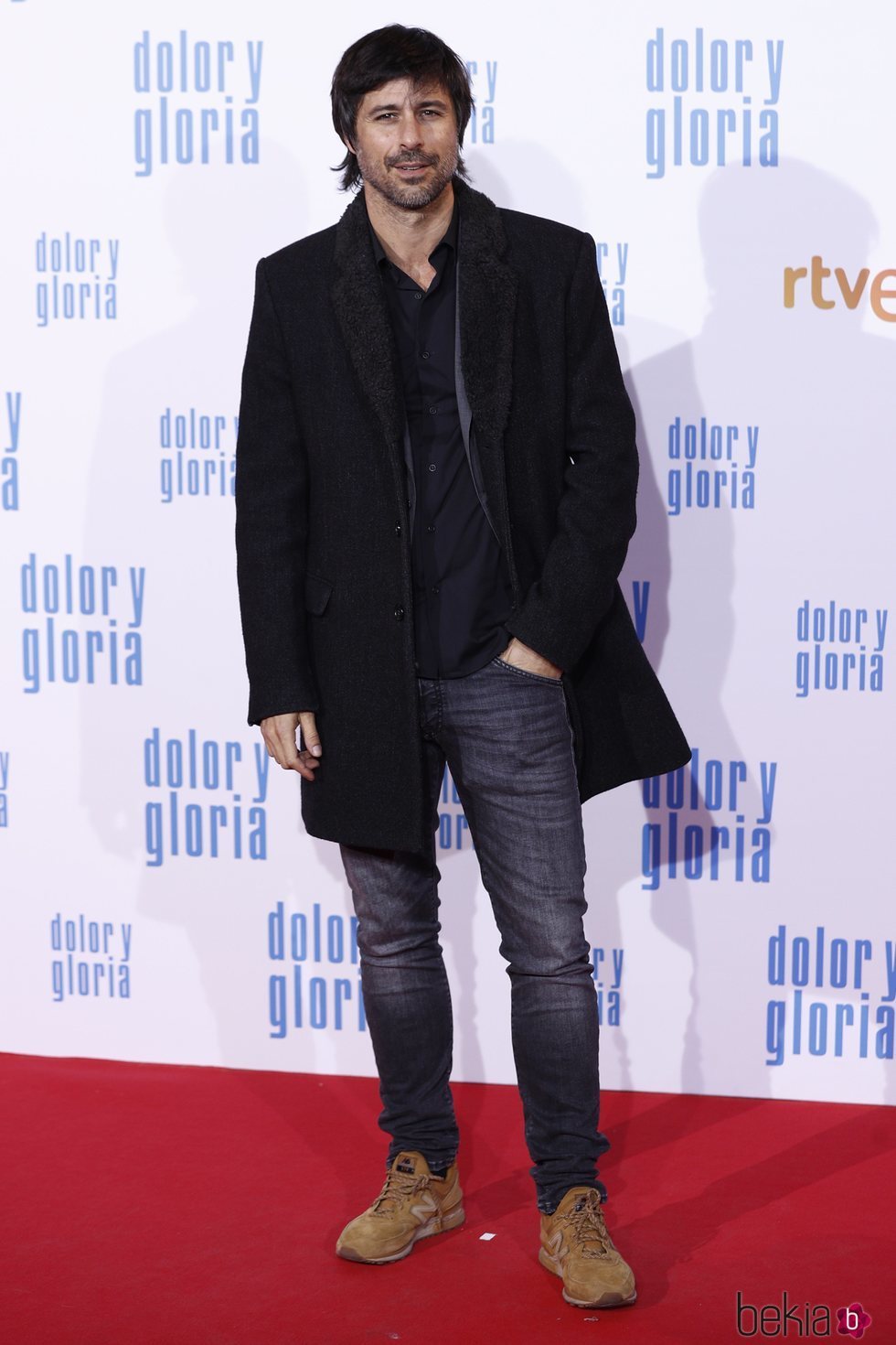 Hugo Silva en la alfombra roja de 'Dolor y gloria'