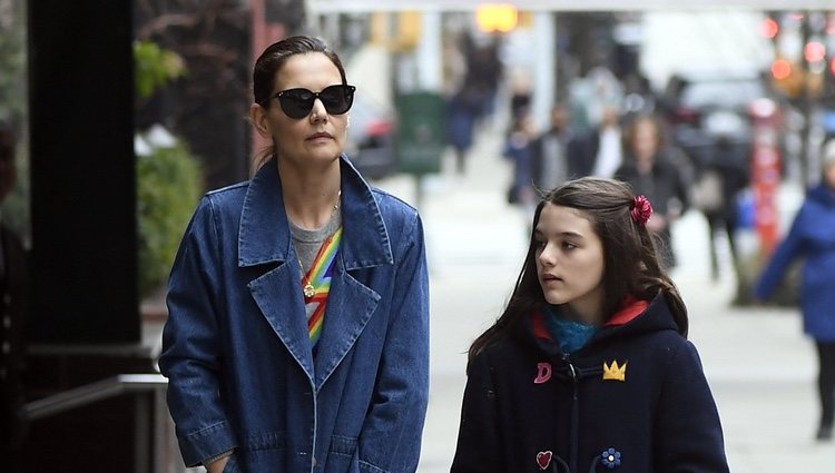 Katie Holmes y Suri Cruise por las calles de Nueva York