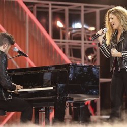 Miriam Rodríguez y Pablo López en los Premios Dial 2019 en Tenerife