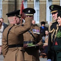 El Príncipe Guillermo y Kate Middleton en el Desfile de San Patricio