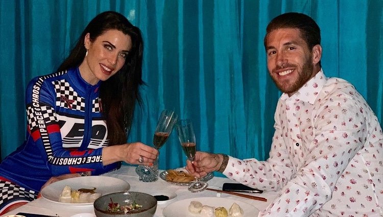 Pilar Rubio celebrando su 41 cumpleaños con una romántica cena con Sergio Ramos