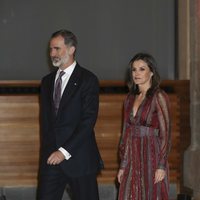 El Rey Felipe VI y la Reina Letizia acuden a la entrega de Premios Nacionales de Cultura 2019