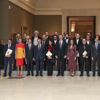 Los Reyes Felipe VI y Letizia acuden a la entrega de los Premios Nacionales de Cultura 2019