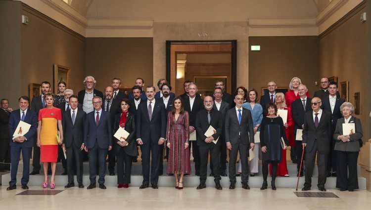 Los Reyes Felipe VI y Letizia acuden a la entrega de los Premios Nacionales de Cultura 2019