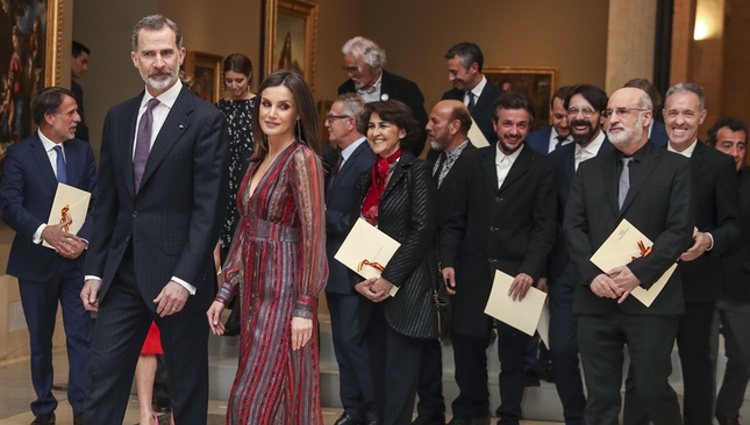 El Rey Felipe VI y la Reina Letizia clausuraron la entrega de los Premios Nacionales de Cultura 2019