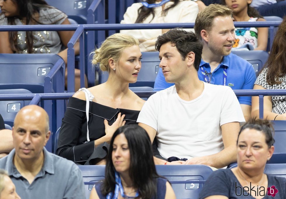 Karlie Kloss y Joshua Kushner en el US Open 2018