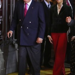 El Rey Juan Carlos y la Infanta Elena en la presentación de los carteles de la Feria de San Isidro 2019