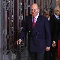 El Rey Juan Carlos con un hematoma en el ojo en la presentación de carteles de la Feria de San Isidro 2019