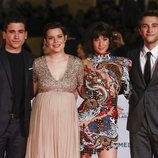 María Pedraza, Jaime Llorente, Pol Monen y Andrea Ros en la alfombra roja del Festival de Cine de Málaga 2019