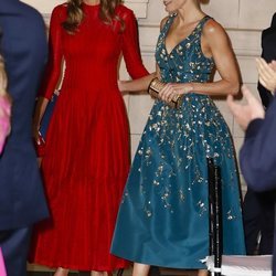 La Reina Letizia y Juliana Awada en la cena de gala por el Viaje de Estado de los Reyes Felipe y Letizia a Argentina