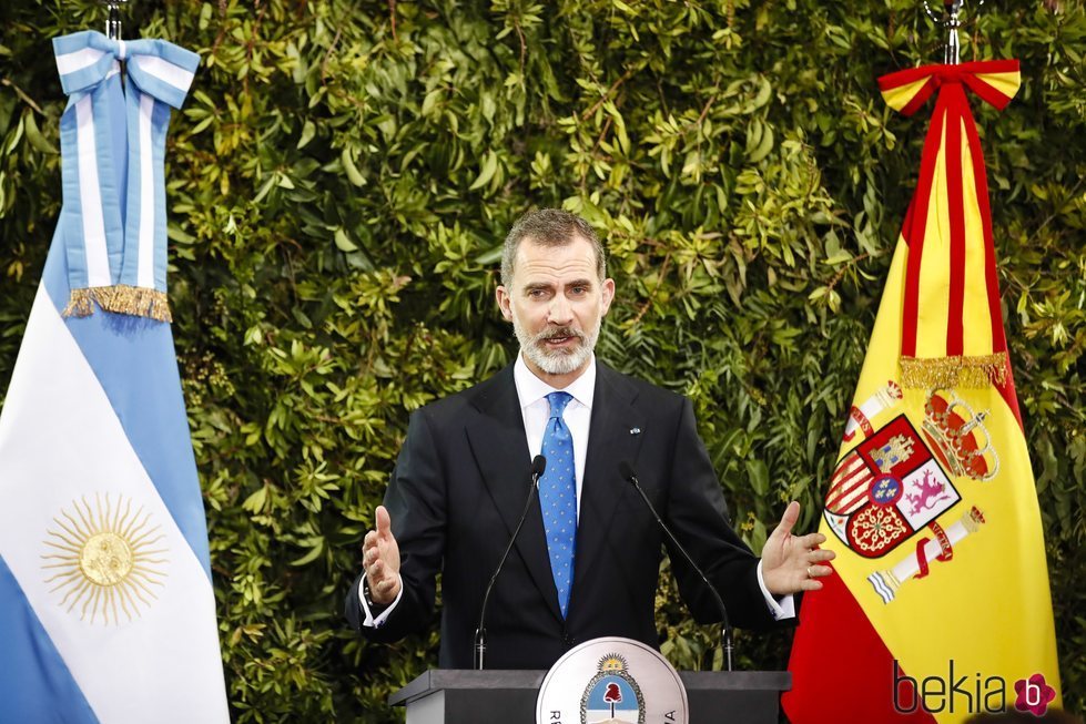 El Rey Felipe en la cena de gala por el Viaje de Estado de los Reyes Felipe y Letizia a Argentina