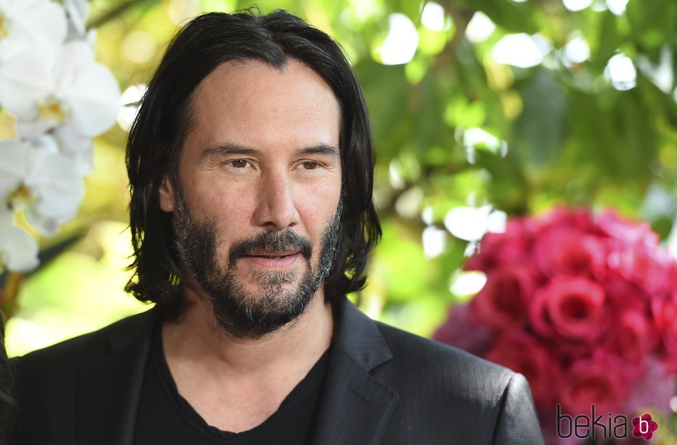 Keanu Reeves en la promoción de 'Destination wedding'