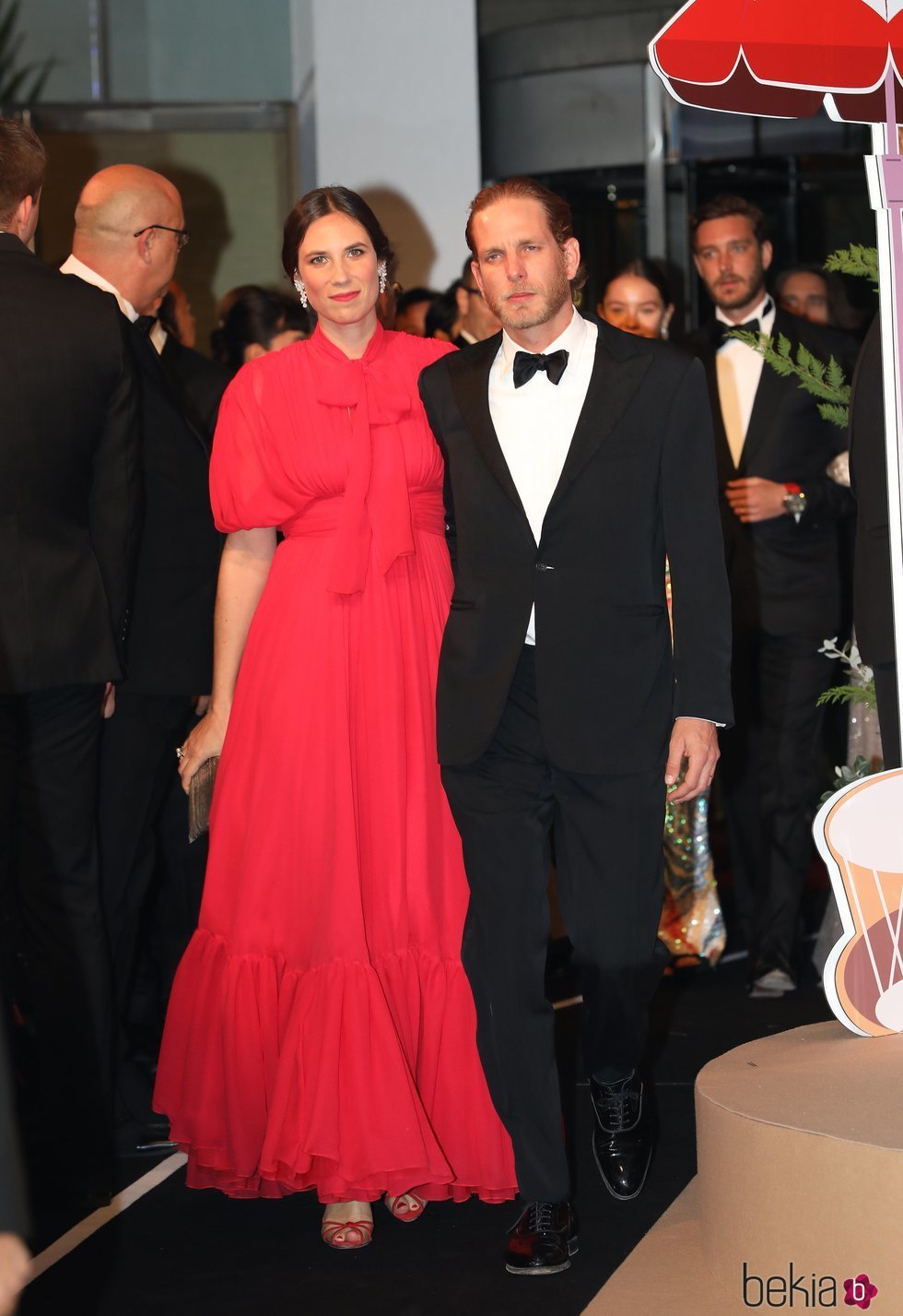 Andrea Casiraghi y Tatiana Santo Domingo en el Baile de la Rosa 2019