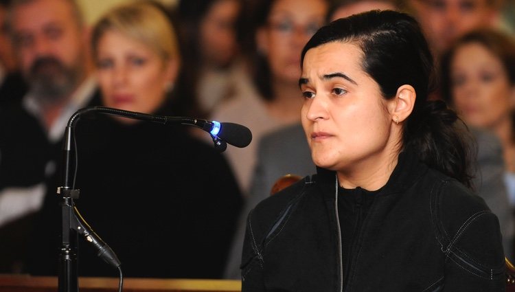 Triana Martínez durante su declaración en el juicio por el asesinato de Isabel Carrasco