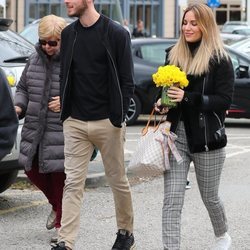 Edurne y David de Gea dando un paseo por Manchester