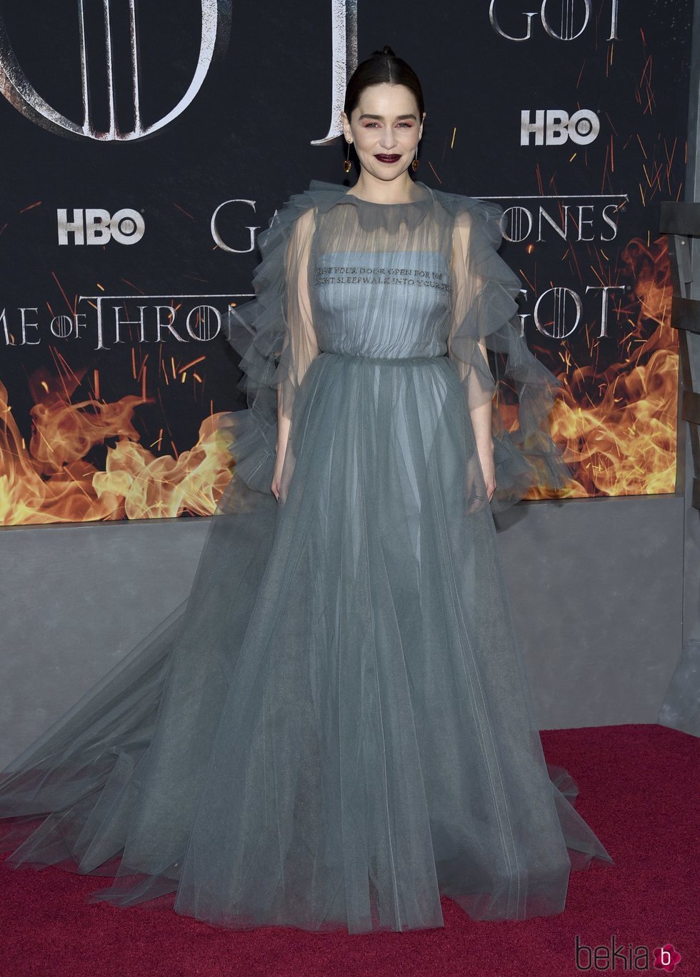 Emilia Clarke en la premiere de la 8ª temporada de 'Juego de Tronos'