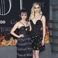 Maisie Williams y Sophie Turner en la premiere de la octava temporada de 'Juego de Tronos'