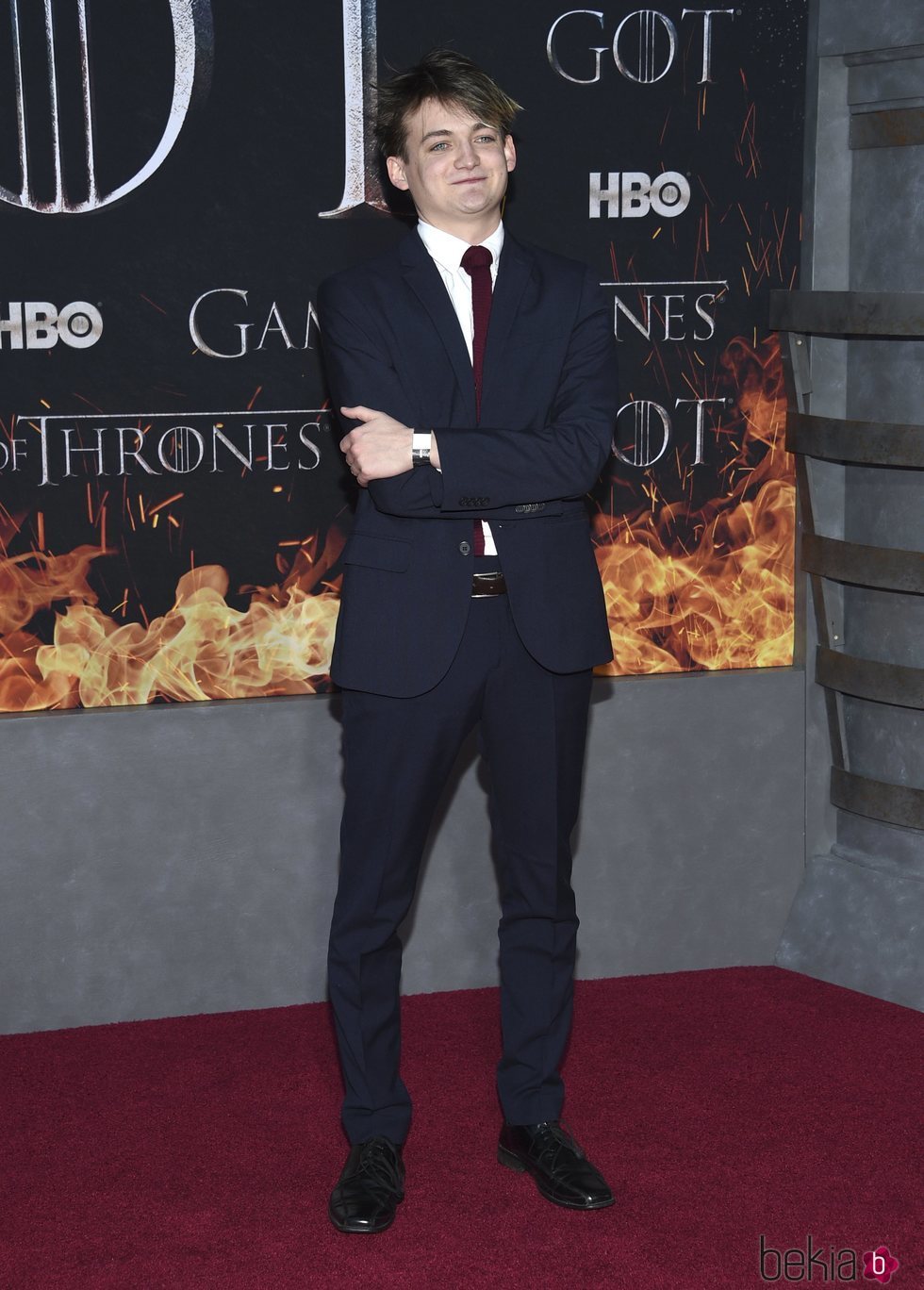 Jack Gleeson en la premiere de la octava temporada de 'Juego de tronos'