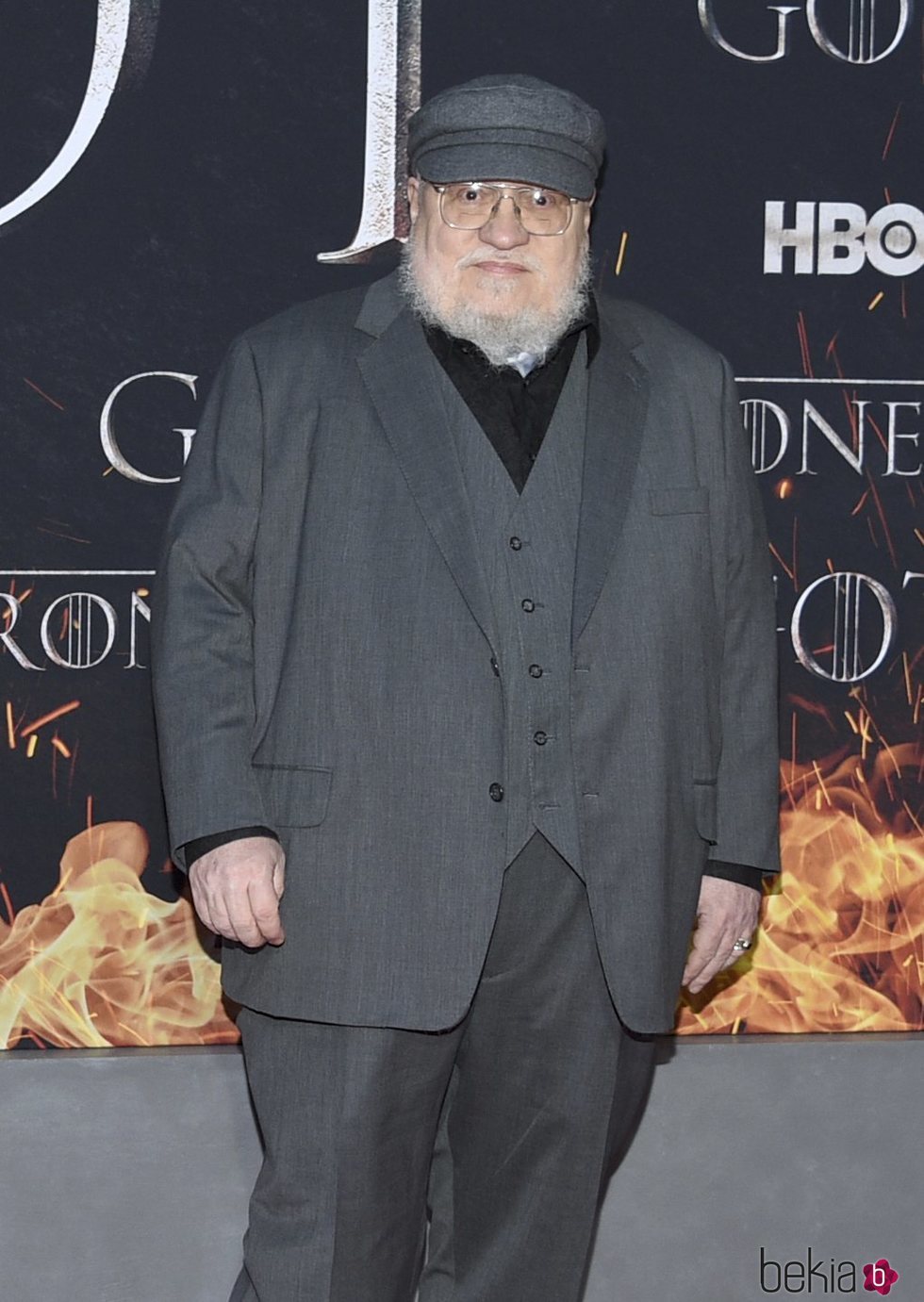 George R. R. Martin en la premiere de la octava temporada de 'Juego de tronos'