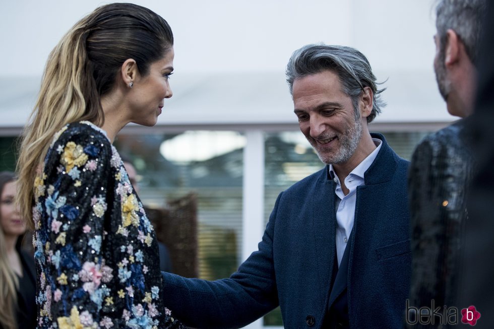 Juana Acosta y Ernesto Alterio, juntos en la presentación de la sede de Netflix en Europa