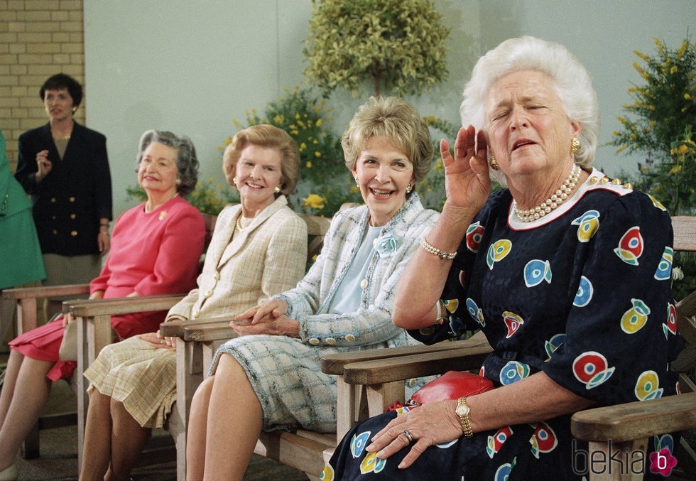 Lady Bird Johnson, Betty Ford, Nancy Reagan y Barbara Bush