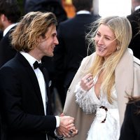 Dougie Poynter y Ellie Goulding  en el estreno de 'Our Planet'