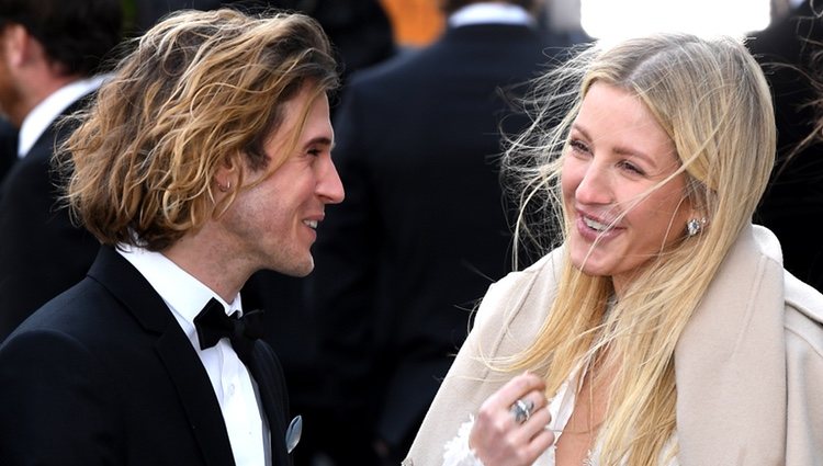 Dougie Poynter y Ellie Goulding  en el estreno de 'Our Planet'