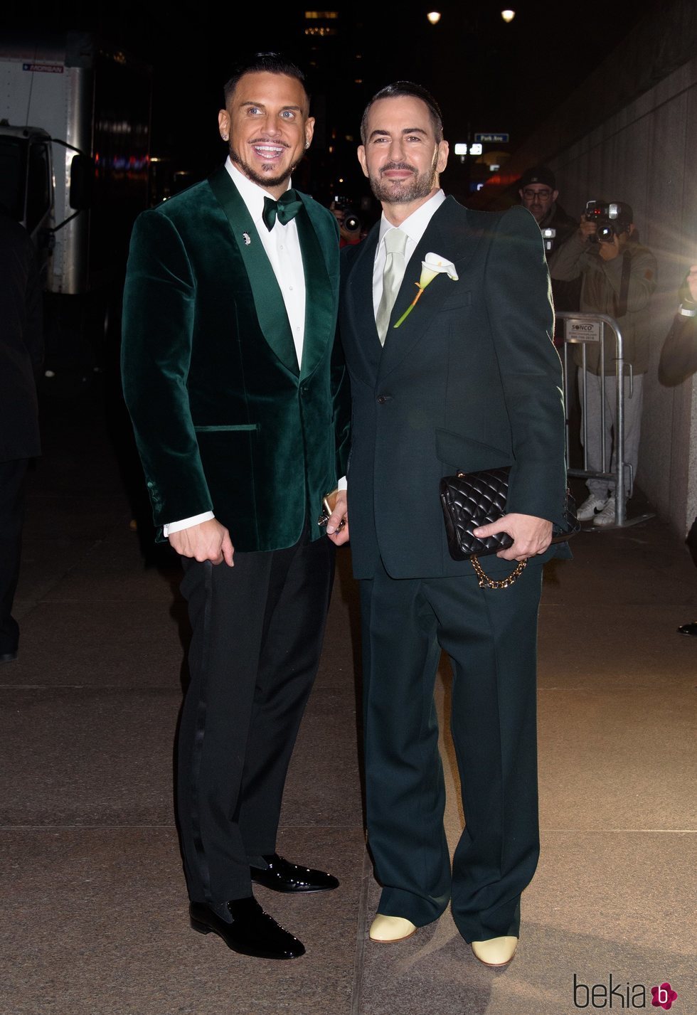 Charly DeFrancesco y Marc Jacobs en su boda