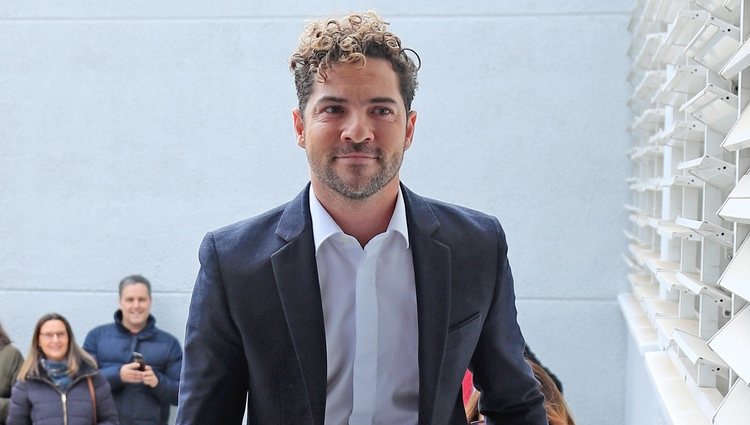 David Bisbal llegando a los juzgados tras su cita con Elena Tablada