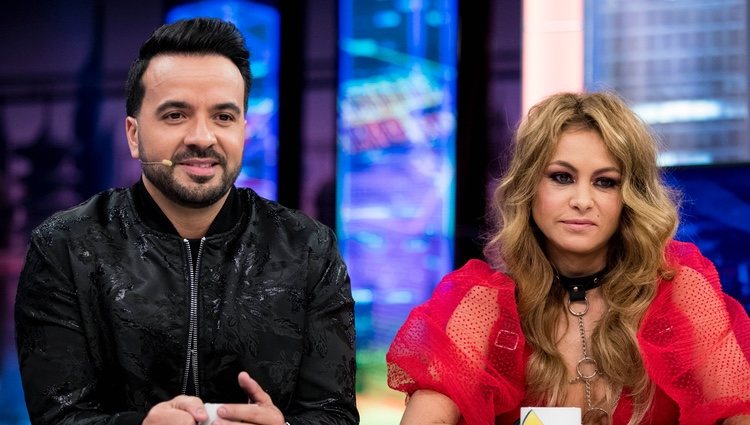 Luis Fonsi y Paulina Rubio en una entrevista en 'El Hormiguero'