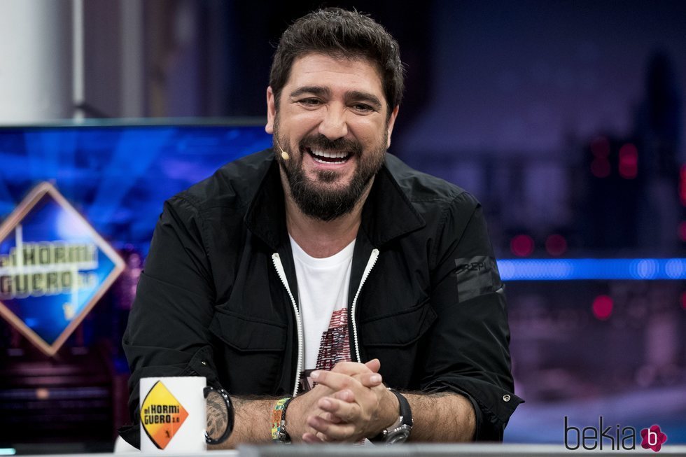 Antonio Orozco durante la entrevista de los coaches de 'La Voz' en 'El Hormiguero'