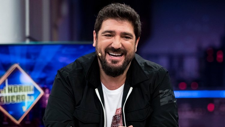 Antonio Orozco durante la entrevista de los coaches de 'La Voz' en 'El Hormiguero'