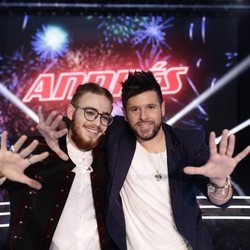 Pablo López y Andrés Martín tras ganar 'La Voz'