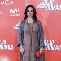 Isabel Serrano en la premiere de 'Lo dejo cuando quiera'