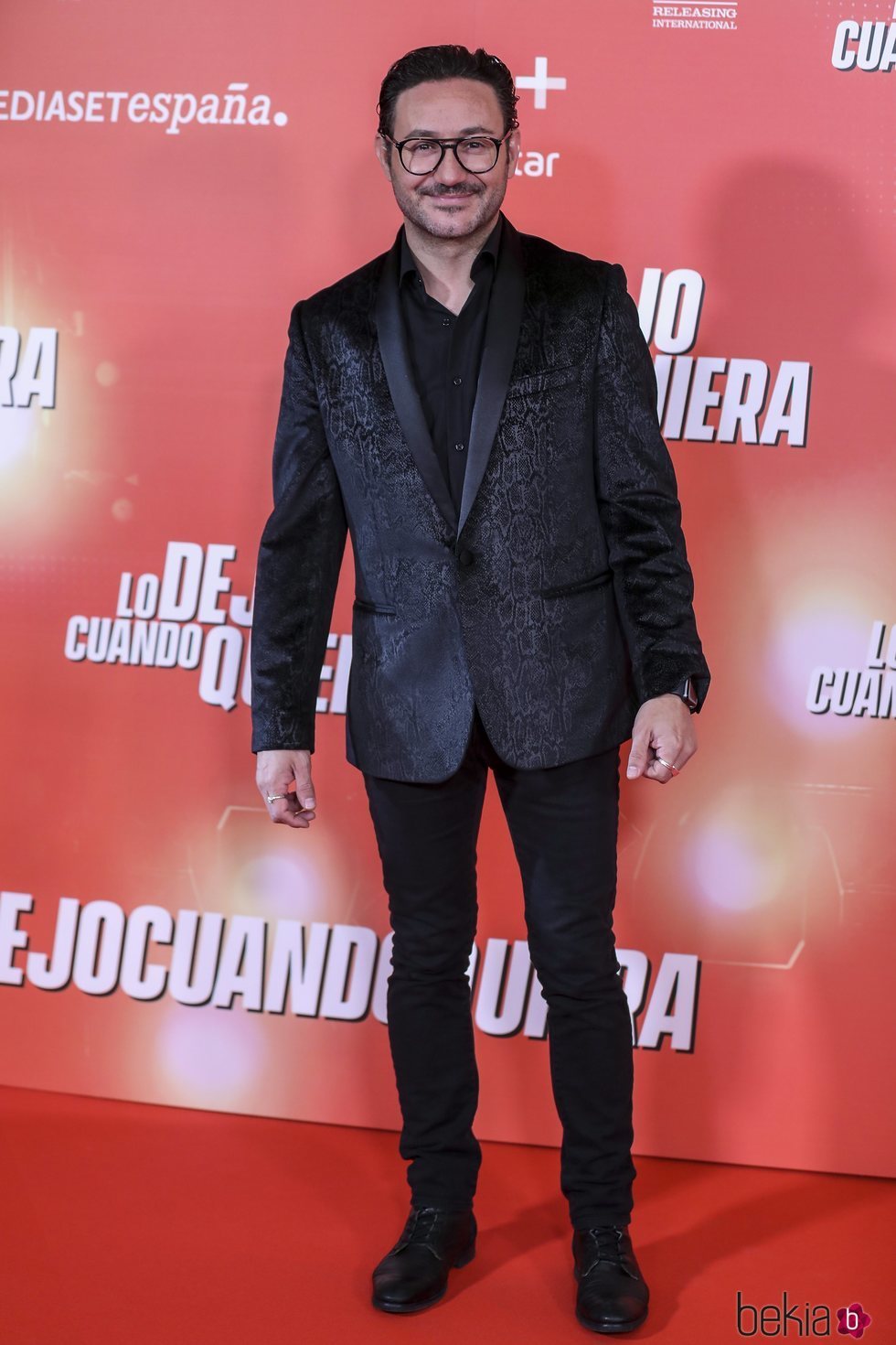 Carlos Santos en la premiere de 'Lo dejo cuando quiera'