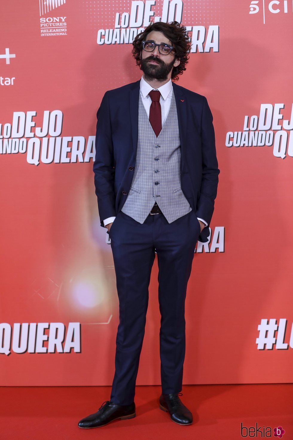 David Verdaguer en la premiere de 'Lo dejo cuando quiera'